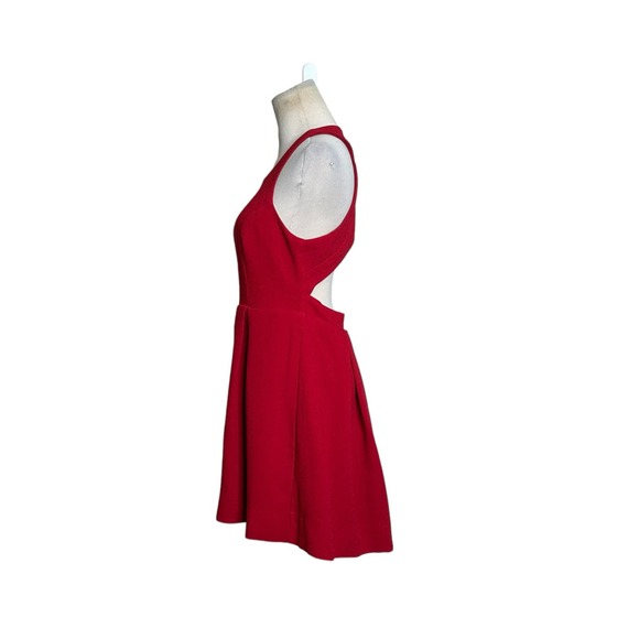 Lulu*s red sleeveless back cut out mini dress size M - Picture 7 of 11